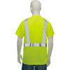 OccuNomix Classic Standard Wicking Birdseye Class 2 T-Shirt W/ Pocket, Hi-Vis Yellow, L
																			