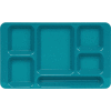 Cambro 1596CW414 - School Tray 2 x 2 10" x 15", Teal - Pkg Qty 24