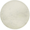 Cambro 1950531 - Camtray 19.5" Round Low,  Galaxy Antique Parchment Silver - Pkg Qty 12