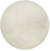 Cambro 1950531 - Camtray 19.5" Round Low, Galaxy Antique Parchment Silver - Pkg Qty 12