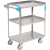 Carlisle® UC3031524 Stainless Steel Utility Transportation Cart 300 Lb. Capacity 24x15-1/2