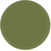 Cambro 1550428 - Camtray 15.5" Round Low, Olive Green - Pkg Qty 12