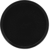 Cambro 1950110 - Camtray 19.5" Round Low, Black - Pkg Qty 12