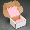 Anti Static Foam Shippers, 5"W x 5"L x 3"D, White - Pkg Qty 24