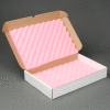 Anti Static Foam Shippers, 18"W x 12"L x 2-3/4"D, White - Pkg Qty 24