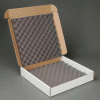 Standard Charcoal Shippers, 16"W x 16"L x 2-3/4"D, White - Pkg Qty 12