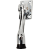 Door Stop, Drop Down, 4 Hole, Chrome Plated, H.D. - 658-1008 - Pkg Qty 2