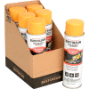 Rust-Oleum S1600 System Inverted Striping Paint Aerosol, Yellow - Pkg Qty 6