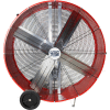 MaxxAir 42" Heavy Duty Portable Barrel Fan, 2 Speed, 13,300 CFM, 1/2 HP