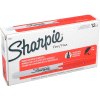 Sharpie® Retractable Permanent Marker, Fine Point, Red Ink - Pkg Qty 12