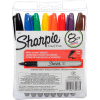 Sharpie® Permanent Marker, Pen Style, Fine Point, Assorted Ink, 8/Set - Pkg Qty 12