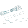 Impact® Dust Mop Frame - Standard Clip On, Galvanized, 5 X 48, 99548 - Pkg Qty 12