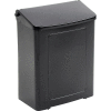 Impact® Safe-Use® Plastic Sanitary Napkin Receptacle - Black, 1103