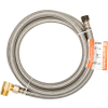 Fluidmaster B6W72 Dishwasher Water Supply Connector 3/8 In. Compression X 72 In - Braided SS