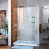 DreamLine™ Unidoor Frameless Adjustable Shower Door SHDR-20437210S-01 W/Glass Shelves, 43"-44"