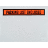 Panel Face Envelopes, "Packing List Enclosed" Print, 7"L x 5-1/2"W, Orange, 1000/Pack