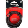 Master Lock® Cable Lock - No. 8143d, 4ft Combination Cable Lock - Pkg Qty
																			