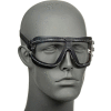 3M™ Gogglegear™ Safety Goggle With Strap & Headband, Clear Lens, Black Frame, Medium