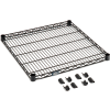 Nexel® S1848B Black Epoxy Wire Shelf 48"W x 18"D