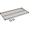 Nexel® S1442B Black Epoxy Wire Shelf 42"W x 14"D