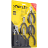 Stanley 84-079 6 Piece Basic Miniature Plier Set (Long Nose, Diagonal, Tongue & Groove, End Cutter)
