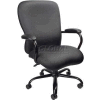 Boss Big and Tall Executive Chair with Arms - Vinyl - High Back - Black