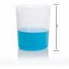 Bel-Art Graduated Griffin Low-Form Beaker 262190000, 4000ml Capacity, 1000ml Graduation, Clear, 1/PK