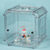 Bel-Art Clear View Polycarbonate Fume Hood 500201010, Single Exhaust, 25-7/8"W x 24"D x 26-1/8"H