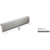 Baseboarders® Premium Series 2 ft Steel Easy Slip-on Baseboard Heater Cover, White