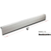 Baseboarders® Premium Series 6 ft Steel Easy Slip-on Baseboard Heater Cover, White