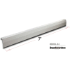 Baseboarders® Premium Series 7 ft Steel Easy Slip-on Baseboard Heater Cover, White