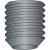 Socket Set Screw - 1/2-13 x 1/2" - Knurled Cup Point - Steel Alloy - Black Oxide - UNC - 100 Pk