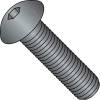 Button Socket Cap Screw - 10-32 x 1/4" - Steel Alloy - Thermal Black Oxide - FT - UNF - 100 Pk
