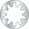 Internal Tooth Lock Washer - #8 - Steel - Zinc CR+3 - Pkg of 2500 - BBI 240040