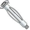 Hollow Wall Anchor - 1/8" x 1" - Phillips/Slotted Pan Head - Steel - Zinc - Pkg of 100 - BBI 272030