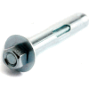 Sleeve Anchor - 1/2" x 3" - Hex Nut Head - Steel - Zinc - Pkg of 25 - Brighton-Best 278090
