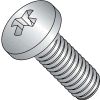 Machine Screw - M6 x 1.00 x 16mm - Phillips Pan Head - Class 4.8 - Steel - Zinc - DIN 7985A - 200 Pk