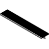 Babcock-Davis® Stair Tread W/Full Abrasive BSTSF-N2.25E-72, Extruded Aluminum, 72"W X 2-1/4"D