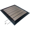 Babcock-Davis® Roll Up Entrance System M-1050, Vinyl Hinge, Aluminum Rail, 75-1/4"W X 51-1/4"D