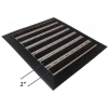 Babcock-Davis® Roll Up Entrance System M-600, Aluminum Hinge & Rail, 75-1/4"W X 51-1/4"D
