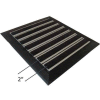 Babcock-Davis® Roll Up Entrance System M-650, Vinyl Hinge, Aluminum Rail, 75-1/4"W X 51-1/4"D