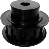 Powerhouse 36L050-6FS6 Steel / Black Oxide 36 Tooth 4.297" Pitch Plain Bore Pulley - Pkg Qty 5