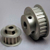 16 Tooth Timing Pulley, (Xl) 1/5" Pitch, Clear Anodized Aluminum, 16xl037-6fa5 - Min Qty 8