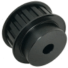 18 Tooth Timing Pulley, (H) 1/2" Pitch, Clear Zinc Plated Steel, 18h100-6fs7 - Min Qty 3