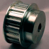 22 Tooth Timing Pulley, (H) 1/2" Pitch, Clear Zinc Plated Steel, 22h100-6fs8 - Min Qty 2