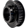 Powerhouse 22XL037-6FS3 Steel / Black Oxide 22 Tooth 1.401" Pitch Plain Bore Pulley - Pkg Qty 5