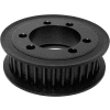 34 Tooth Timing Pulley, (Htd) 8mm Pitch, Clear Zinc Plated Steel, Qd34-8m-20 - Min Qty 2