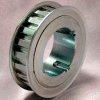 18 Tooth Timing Pulley, (H) 1/2" Pitch, Clear Zinc Plated Steel, Tl18h100 - Min Qty 2