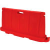 Vestil Stackable Safety Poly Barricade, 76-1/2"L, Red