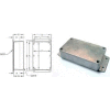 Bud AN-2852 Nema 4,4X,6,6P,12,13 & IP68 Box w/Molded Mount Bracket 4.53"L X 2.56" W X 1.18"H Natural